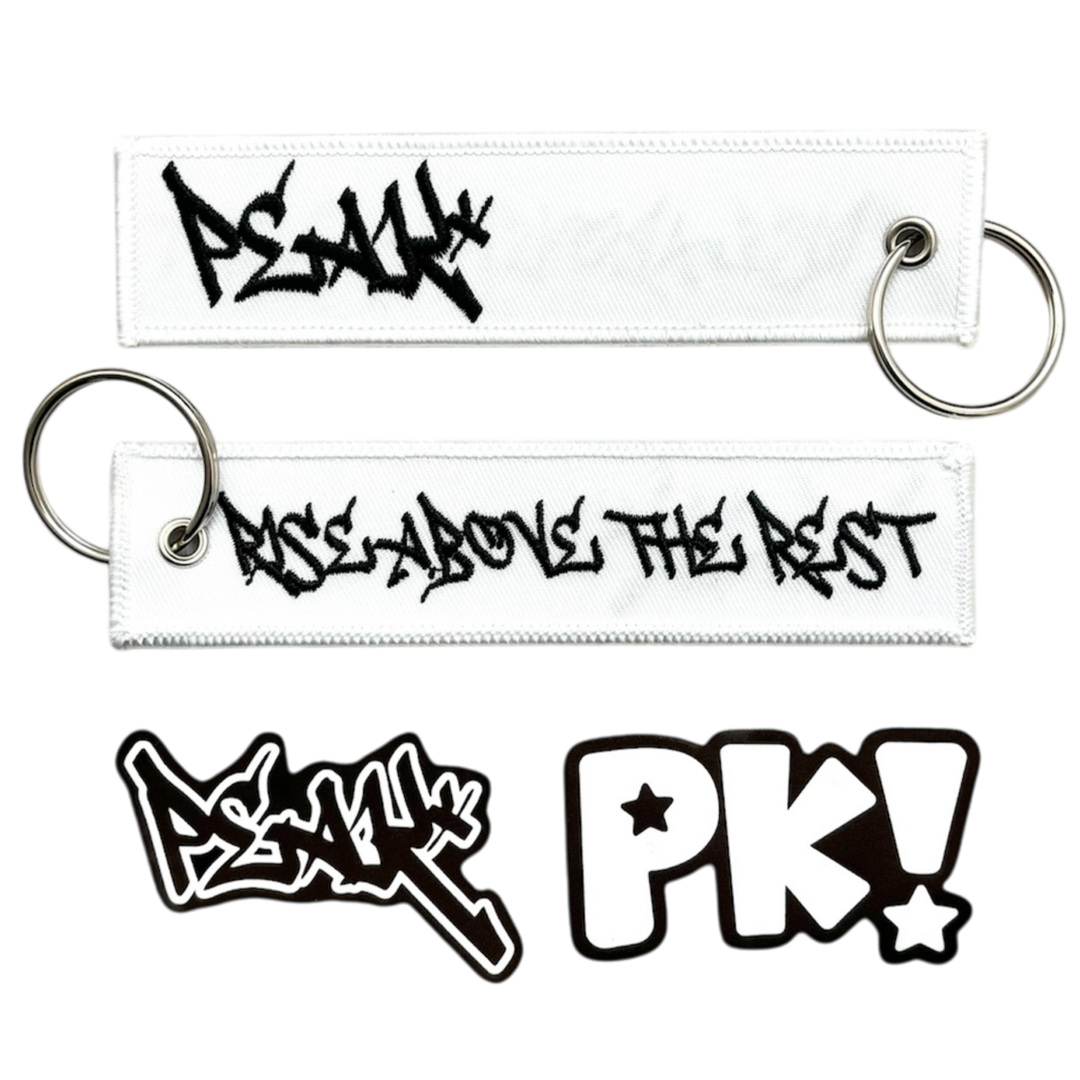 Peak Keychain and Sticker Pack