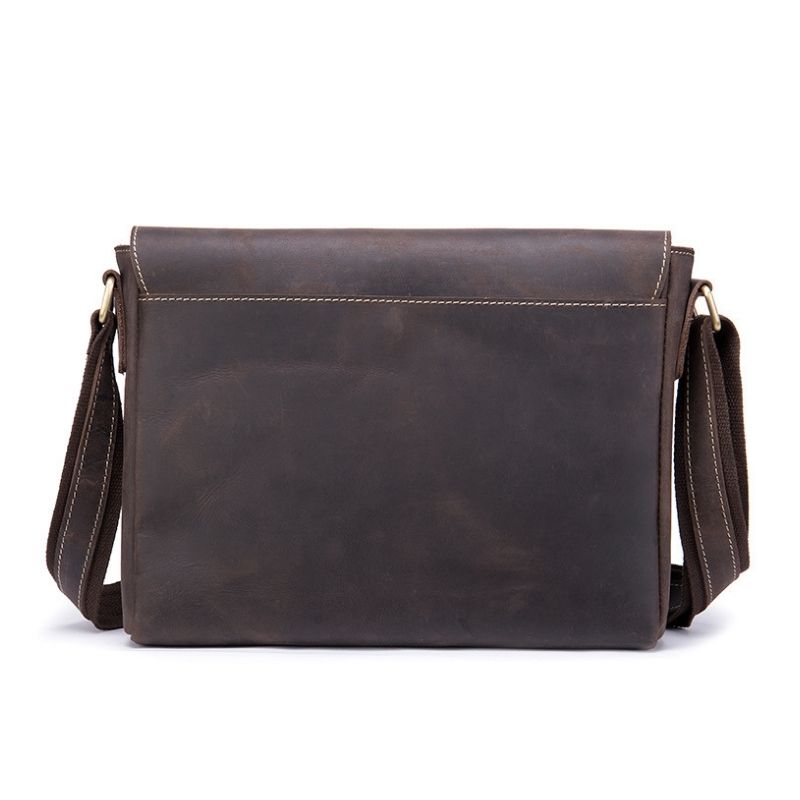 Medium Leather Messenger Bag