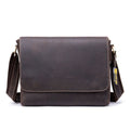 Medium Leather Messenger Bag