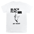 Black Flag Band T-shirt My Rules Art Wahoo Williams Tee SST Records