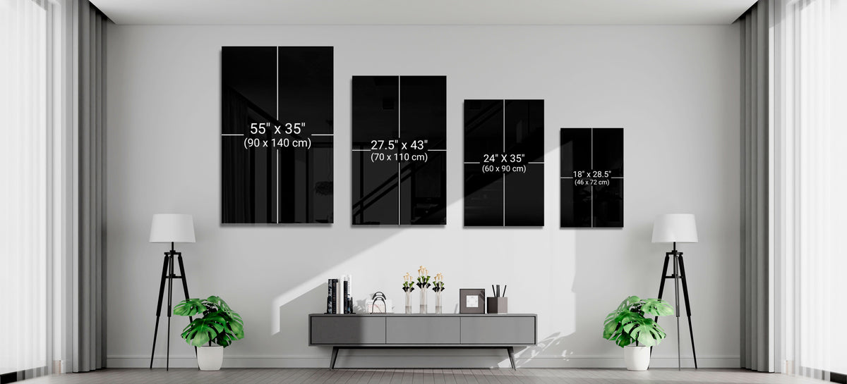 Where the Life Begins?  Glass Wall Art